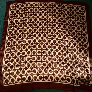 Coach vintage silk scarf